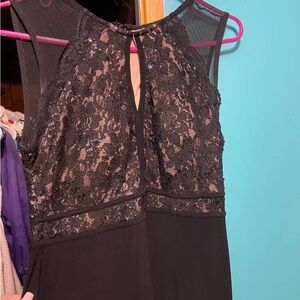 Elegant Black Lace Dress